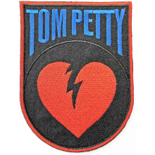 Tom Petty & The Heartbreakers Patch Heart Break new Official Black Woven