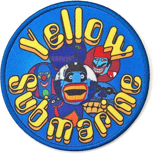 The Beatles Patch Yellow Submarine Baddies Circle