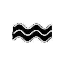 Lower Than Atlantis Wave Band Logo Patch