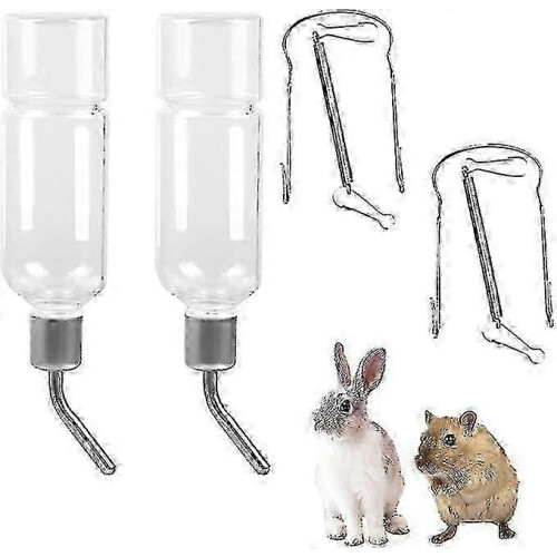 Μπουκάλι νερού για κουνέλια με θήκη, Συσκευασία 2 μπουκαλιών νερού για κουνέλι