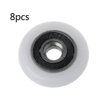 8Pcs Shower Door Rollers Bathroom Replacement-Parts Bath Cabinet-Roller Wheel Bearing-Roller Wheel for Shower Room 25mm