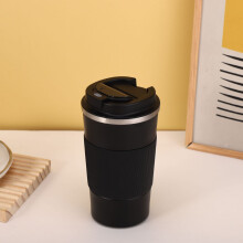 510ml Coffee Thermos Mug Leak-Proof Non-Slip Car Vacuum Flask Travel Thermal Cup Double-wall Stainless Steel Water Bottle