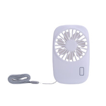 Kleiner, tragbarer, wiederaufladbarer Mini-Ventilator mit einstellbarer Geschwindigkeit, persönlicher USB-Handventilator für Outdoor-Aktivi