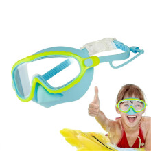 Swimming goggles with nose cover, antifog goggles, antifog, leakproof, waterproof, snorkeling goggles, equipment for children from 4–16 ye