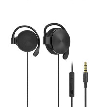 Sports Earbuds Wired Earphone with Microphone 3.5mm Plug Jack with Over Ear Hook for Android iOS Cell Phones