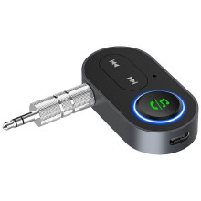 BR10 Car Bluetooth 5.0 Adapter 3.5mm Aux Audio Music Wireless Receiver Hands-free Call Adapter