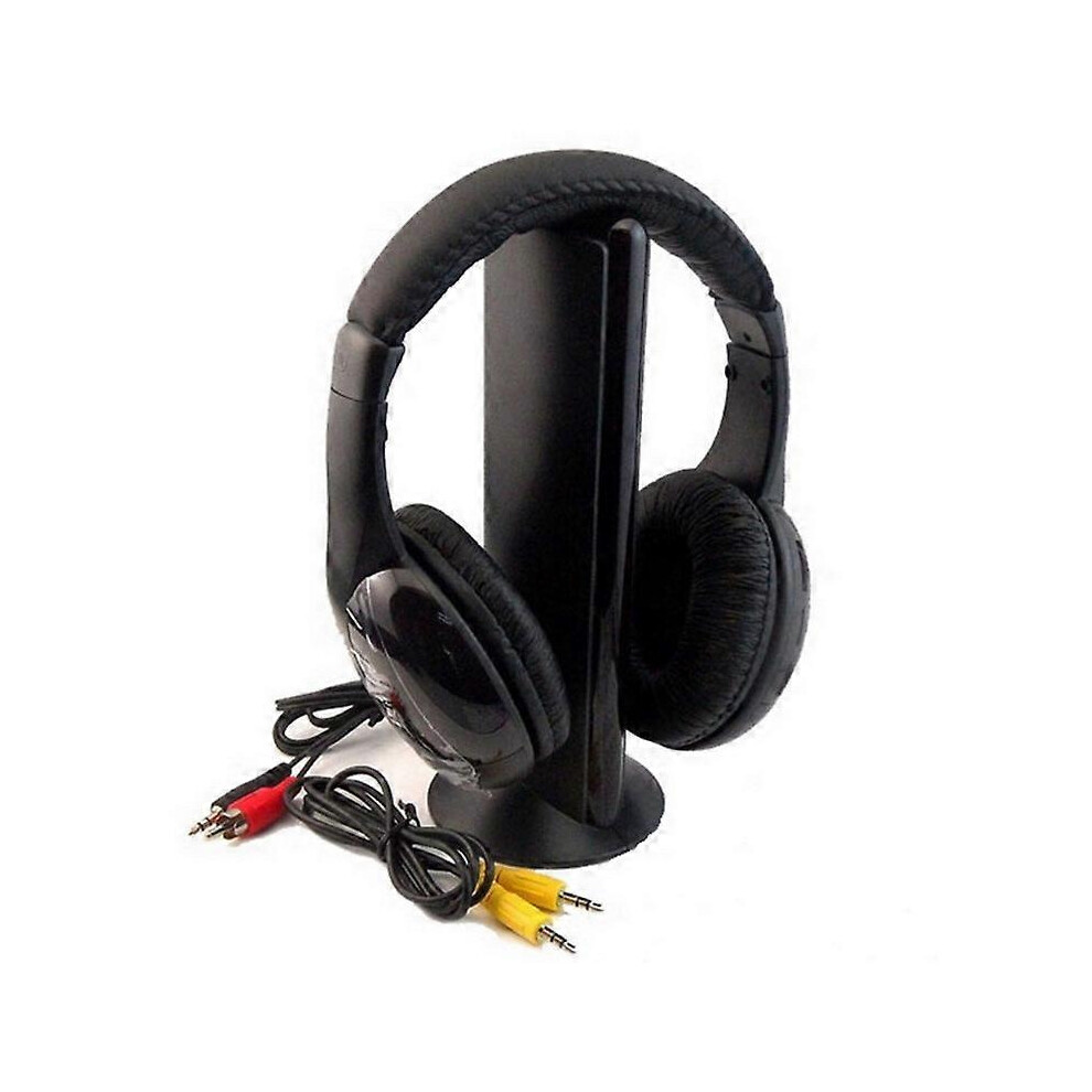 Wireless Tv Headphones With 2.4G Digital Rf Transmitter, Hi-Fi Over-Ear Cordless Headset With Rca / 9450876624274
