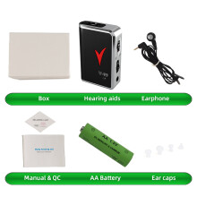 Amplificateur de son personnel - Dispositif d'amélioration vocale et amplificateur audio personnel pour un gain sonore de 50 dB, jusqu'à 3