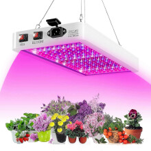 2000W LED-groeilamp voor kamerplanten, 312 LED's, volledig spectrum, groei- en bloeimodus, dubbele schakelaar, IP65 waterdicht.