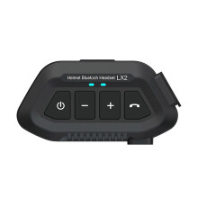 Casque de moto Bluetooth 5.0, kit mains libres Bluetooth pour casque intégral et demi-casque, longue portée, sans fil