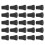 25pcs/Pack Heavy Duty Rubber Walking Stick Tips Ferrule Protectors Cane End Tips 4