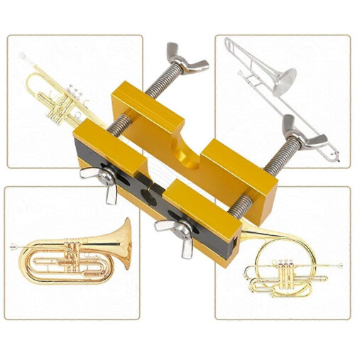 Trumpet Mouthpiece Puller Tool Adjustable Mouthpiece Puller Remover (Gold) 2