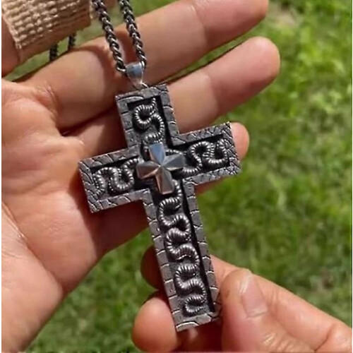 Κολιέ με κρυφό διαμέρισμα, κολιέ με σταυρό 2
