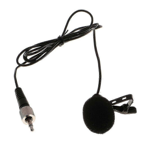 3.5mm Lavalier Lapel Tie Clip Microphone Mic Compatible With Sennheiser Black 1