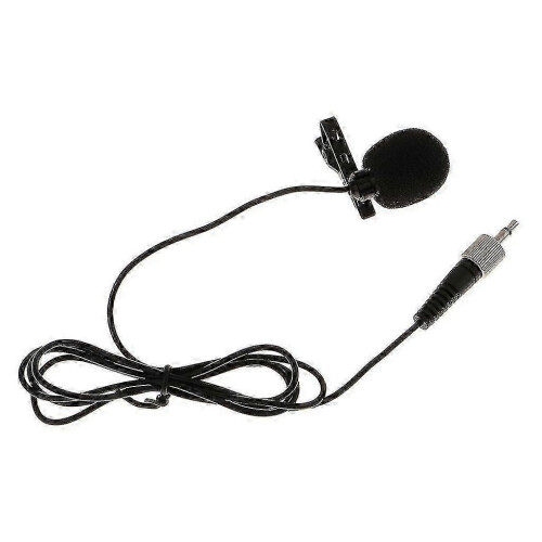 3.5mm Lavalier Lapel Tie Clip Microphone Mic Compatible With Sennheiser Black 2