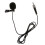3.5mm Lavalier Lapel Tie Clip Microphone Mic Compatible With Sennheiser Black 4