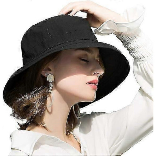 Women's Sun Hat,Cotton wide-brimmed beach hat 1