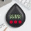 Digital Shower Timer - Energy Saver with Three Color Display, Waterproof Design 2