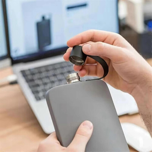 Φιάλη ισχίου από ανοξείδωτο ατσάλι 500ml, φορητή, στεγανή εξωτερική φιάλη ταξιδ 2