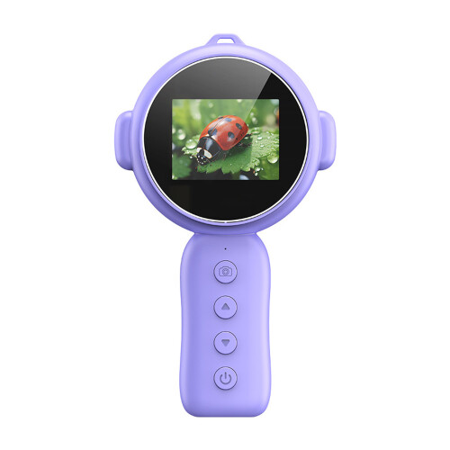 Magnifying Glass with LED Lights Support PC 500x-Purple
