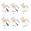 Pack of 3 Practical Washable Cloth Coffee Filter for-C S 4