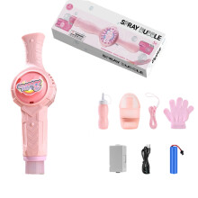 Low Noise Operation Bubble Blower Suitable for Quiet-Pink