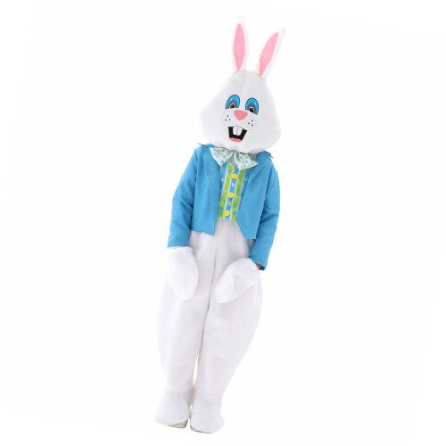 Osterhasen-Kostüm-Shirt, Weste, Overalls, Handschuhe,-M