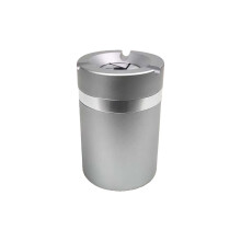 (1 Piece)360 stainless steel twist-lock ashtray --1 D