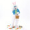 Osterhasen-Kostüm-Shirt, Weste, Overalls, Handschuhe,-M 7