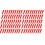 Plastic Level Wedges Tile Spacer Leveler System Locator-Red 1