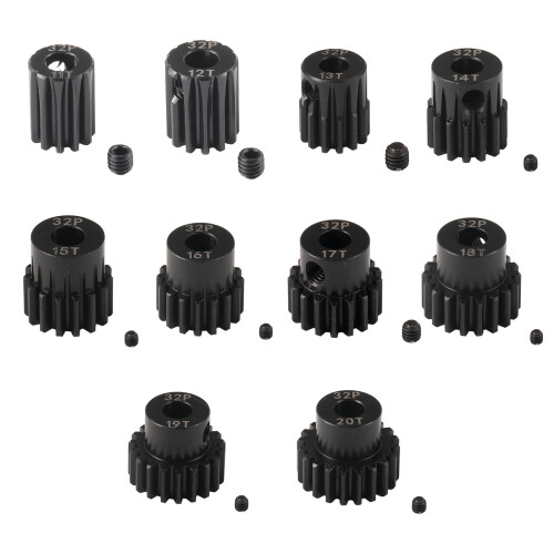 32P 5.0mm Bore Versatile Tooth Options Gear for Remote-12T 1
