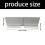 Non Drilling Luggage Holder Brackets Organizer Stand-White 2Pcs 2
