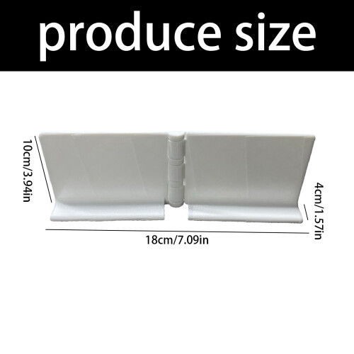 Non Drilling Luggage Holder Brackets Organizer Stand-White 2Pcs 1