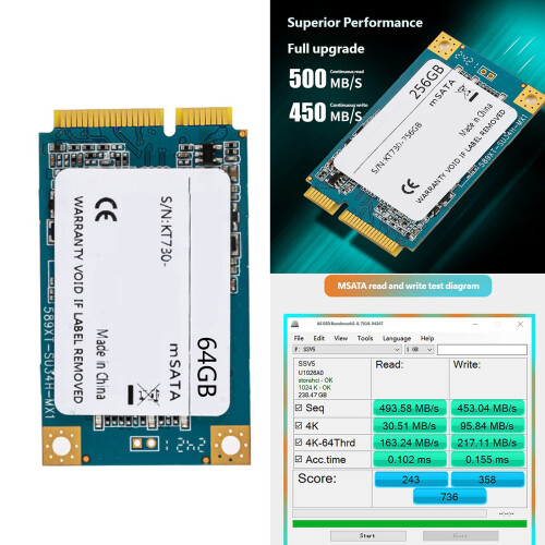 Intelligent mSATA SSD Monitoring Technology for Optimized-128GB 1
