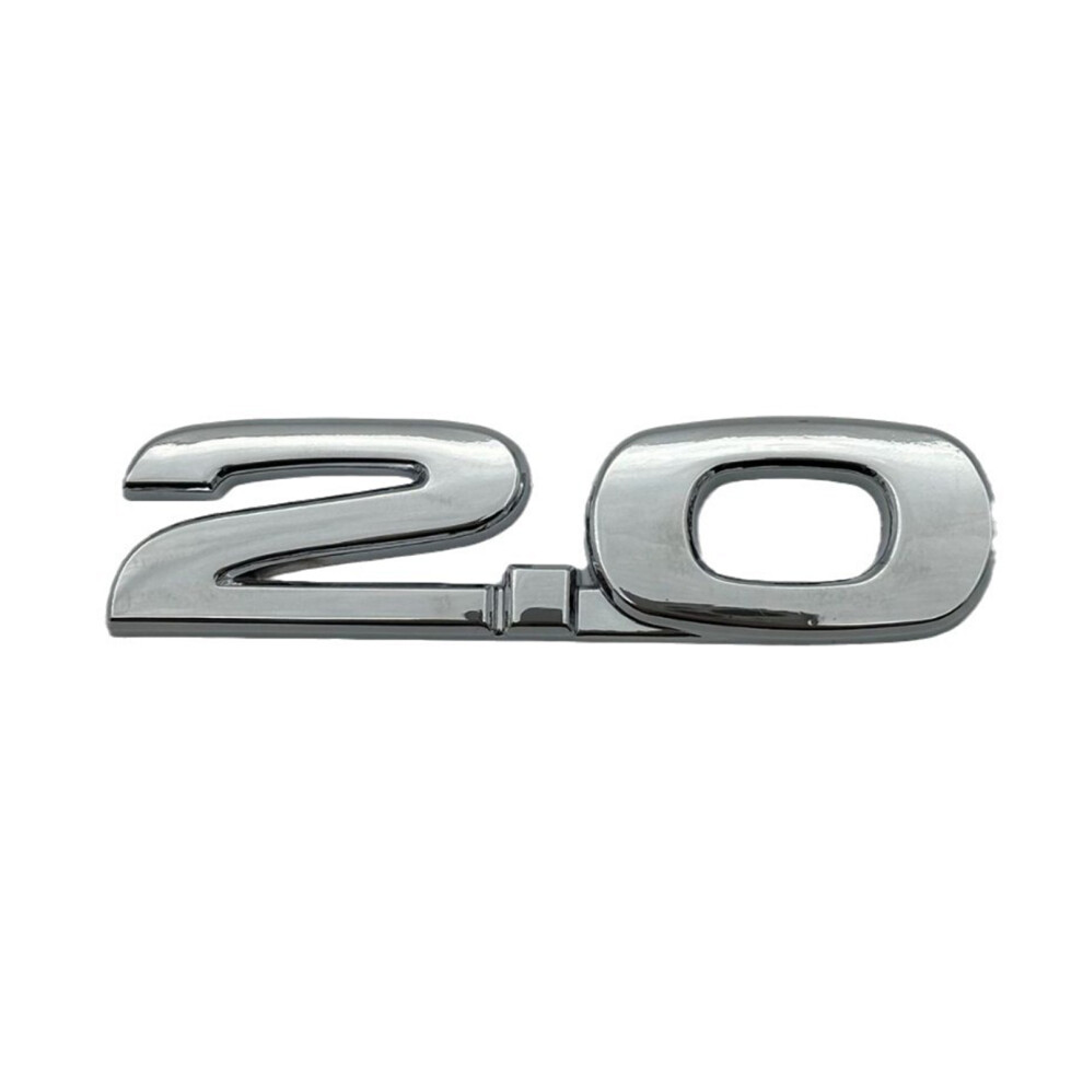 Abs Construction 2.0 2.5 Shaped Emblem Rear-2.0 Bright Silver 7704001141405