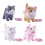 Plush Electronic Pet Cats Toddler Interactive Toy Remote-White 6
