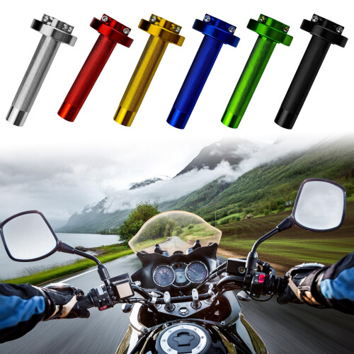 Motorrad-Gasgriff im Racing-Stil, ergonomischer-Grün 2
