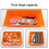 Portable Triple Compartment Craft and Sewing Tool Box-Green 2
