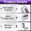 16PCS Refrigerator Door Handle Fixing Screws Set Includes Hex 6