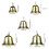 Engraved Large Easy Hanging Bell with Rings for Quick-4 inches 2
