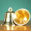 Engraved Large Easy Hanging Bell with Rings for Quick-4 inches 6