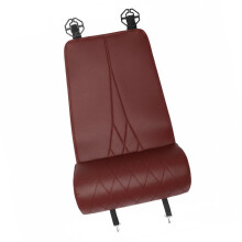 Automotive Seat Pad Extended Leg Support Leather Comfort-Red