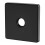 Rustproof Shower Arm Decorative Flanges Square Cover-Black 1