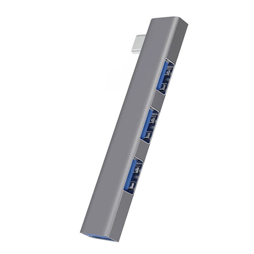 USB3.0 Type C Type C 4 Port Expander Aluminum Alloy-Type C