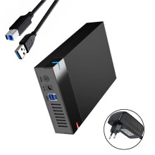 Tragbares 3,5-Zoll-USB3.0-Gehäuse für externe Festplatten für