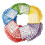5 Color Reusable Bingo Game Card Thick Paperboard Sheets Ideal 5