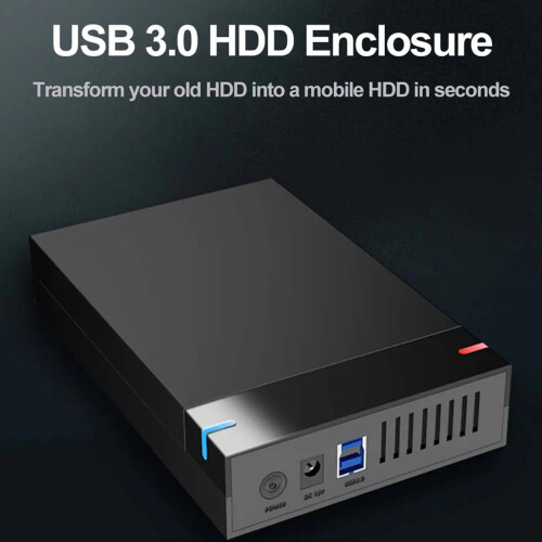 USB3.0 Mobile Enclosure Box 3.5inch Mechanical Hard Drive Solid 2