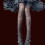 Women's Spiderweb Pattern Over Knee Stockings Flexible-Black 6
