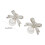 Elegant Imitation Crystal Ear Clip Accessories For-Silver 4