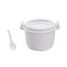 Groentecontainer Oven Magnetron Rijstkoker voor kantoorlunch-Wit